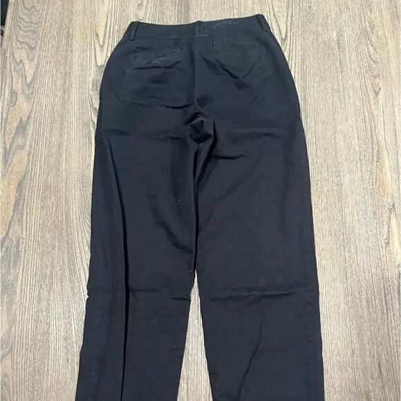 Talbots Womens Black High Waisted Stretch Career Work wear Straight Leg Pants 4 - Picture 11 of 12